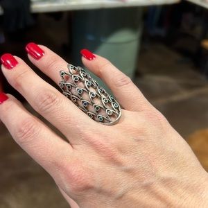 Lucky Brand Vintage Ring 6 Finger Y2K